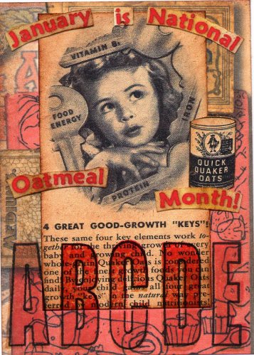 January is National Oatmeal Month