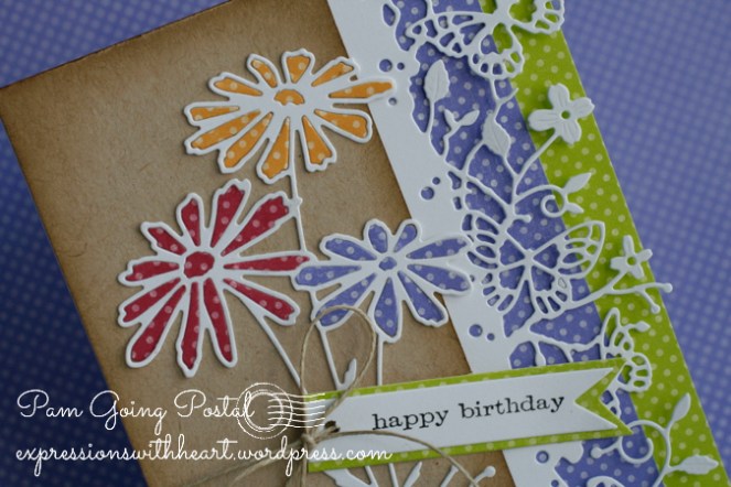 PamSparksGloriousGerbersKraftPurpleGreenCLOSE