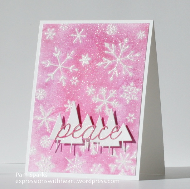 PamSparksSnowflakeStencilPink