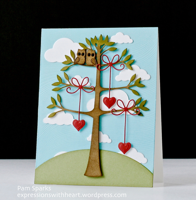 PamSparksOwlsHangingHeartsTree