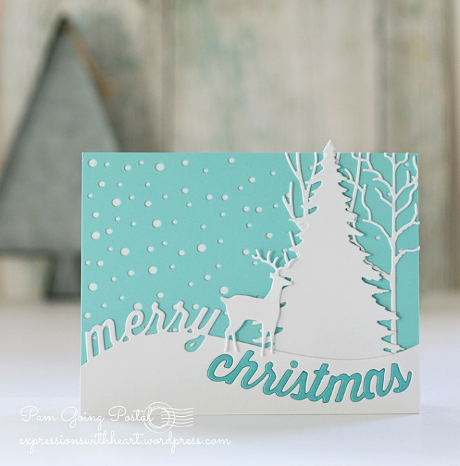 PamSparksC-masSnowDeerScene