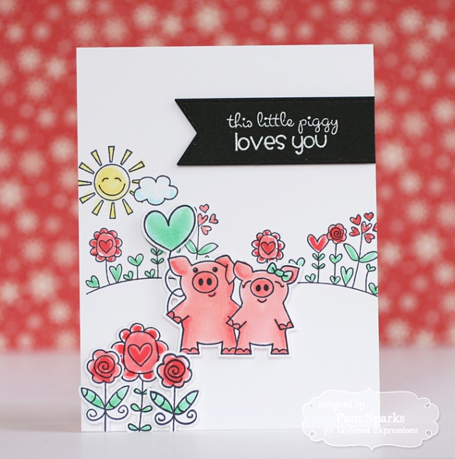 Pam Sparks Love Makes The World Go Round Pigs