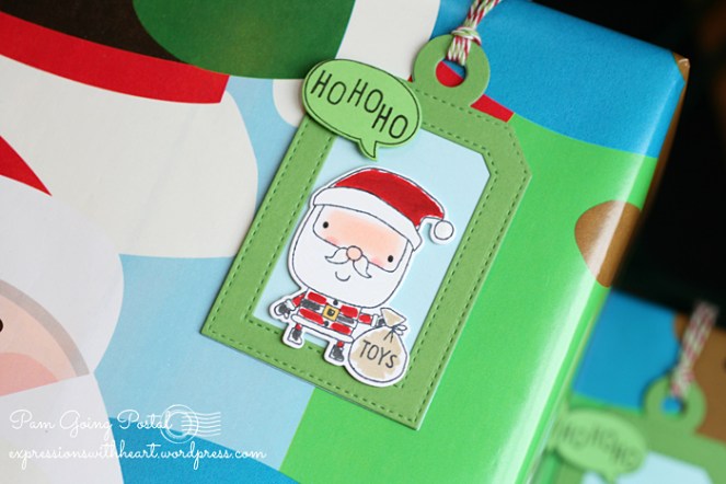 Pam Sparks RC Santa HOHOHO tag