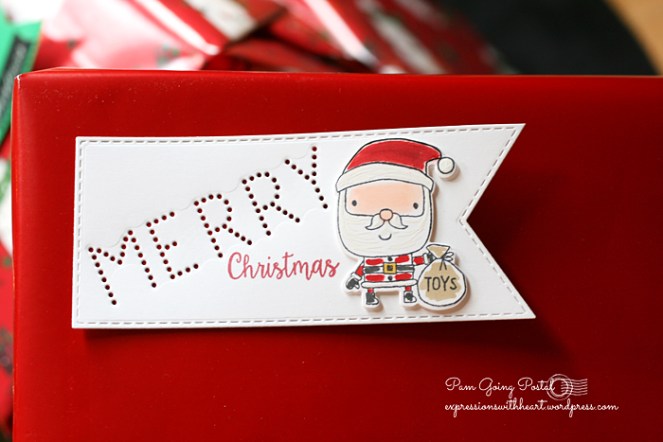 Pam Sparks RC Santa Merry tag