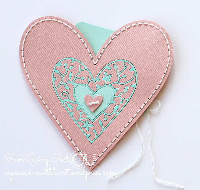 Pam Sparks Plush Heart Pocket Cardstock 2