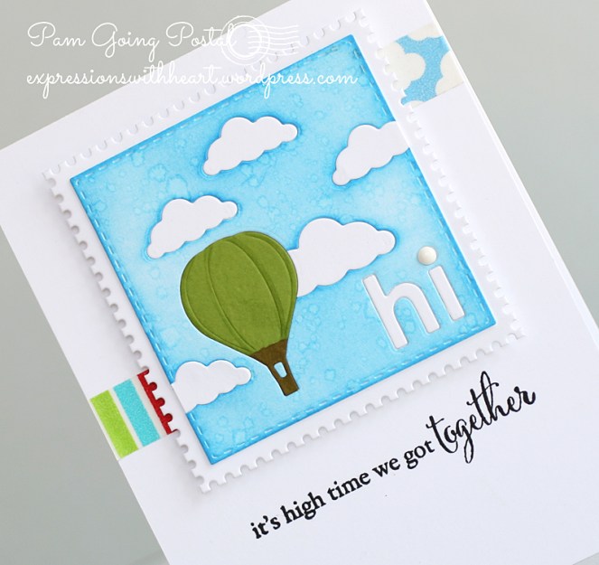 Pam Sparks Postal Balloon HI Close