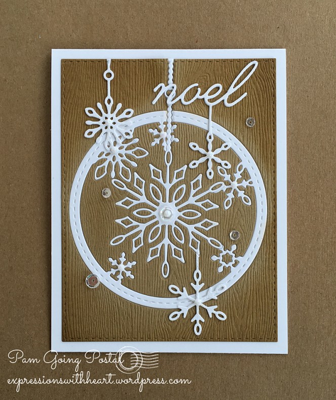 Pam Sparks MB kraft snowflakes