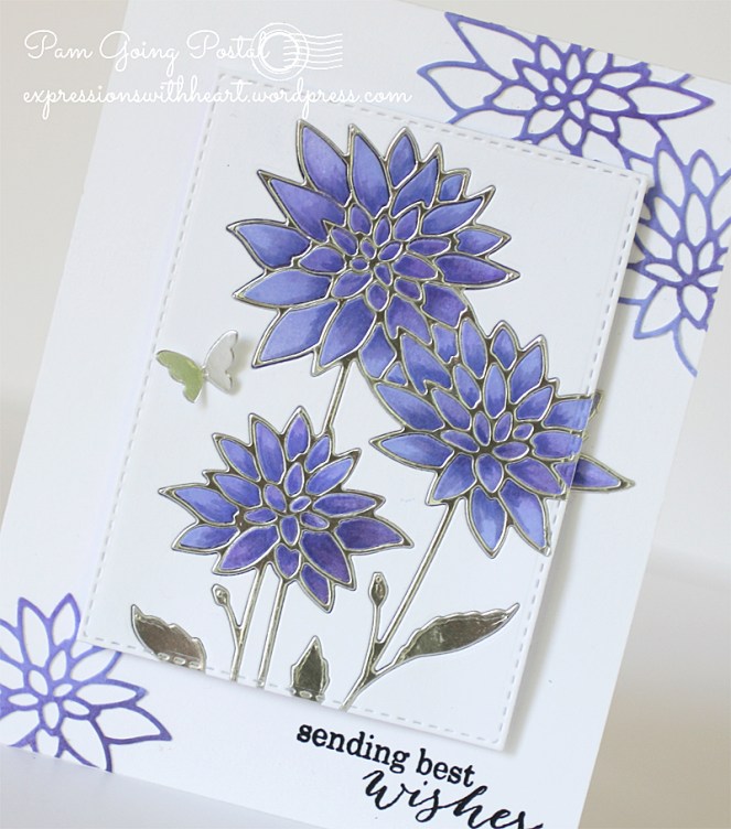 Pam Sparks Chrysanthemum Bouquet Close