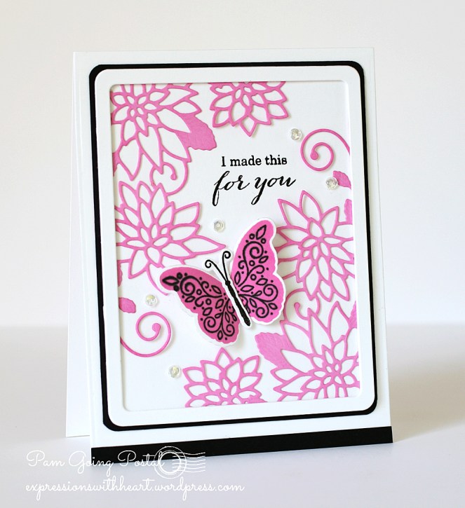 Pam Sparks Chrysanthemum Corners Butterfly