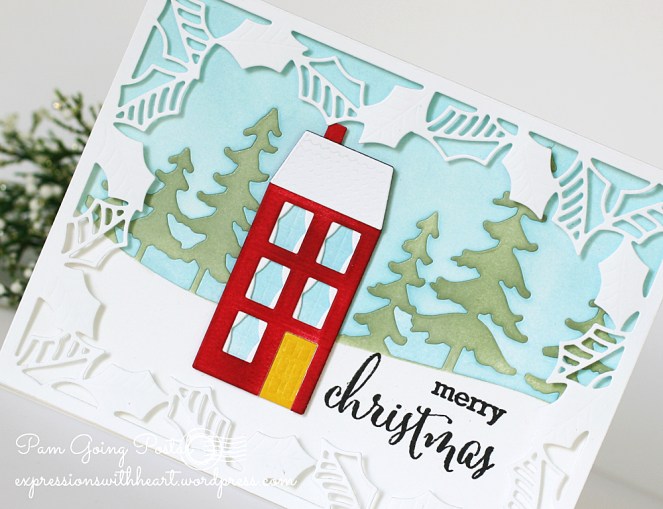 Pam Sparks Delicate Holly Frame Ardmore Landscape Close