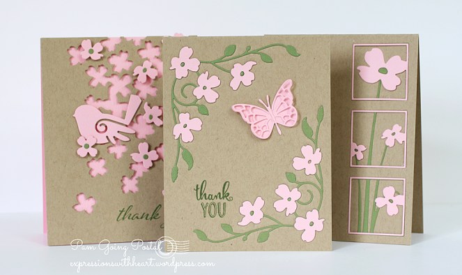 Pam Sparks Dogwood Trio