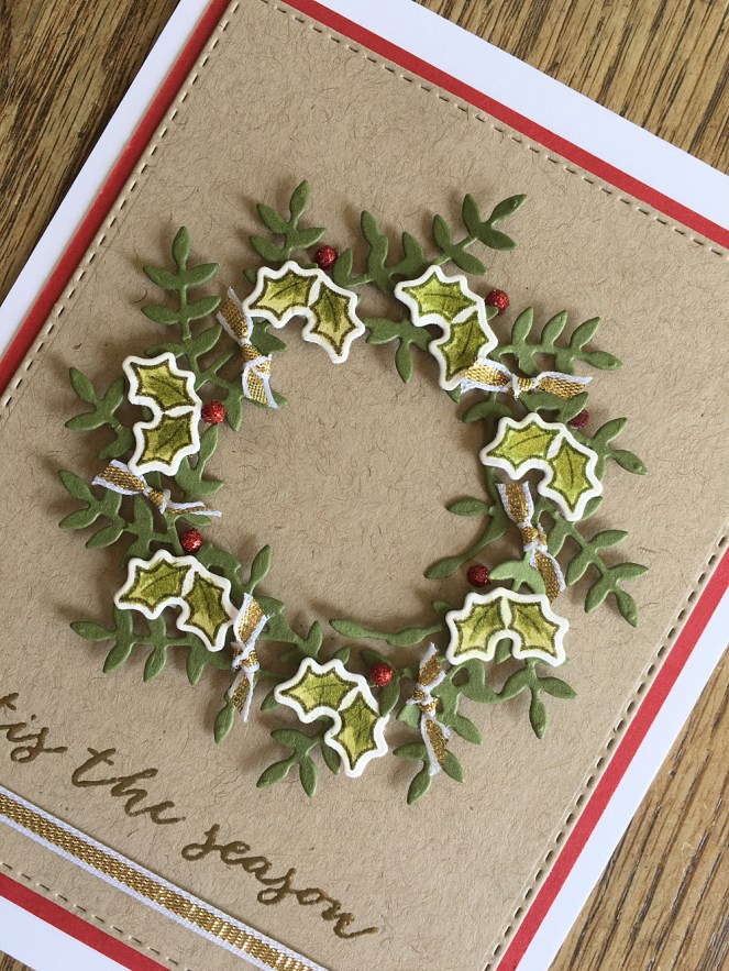 Pam Sparks Freida Wreath Christmas Close