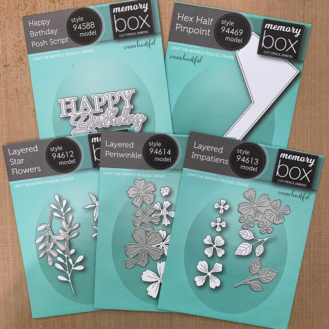 Memory Box Floral Birthday Card and poppystamps Floral Miss You Card…