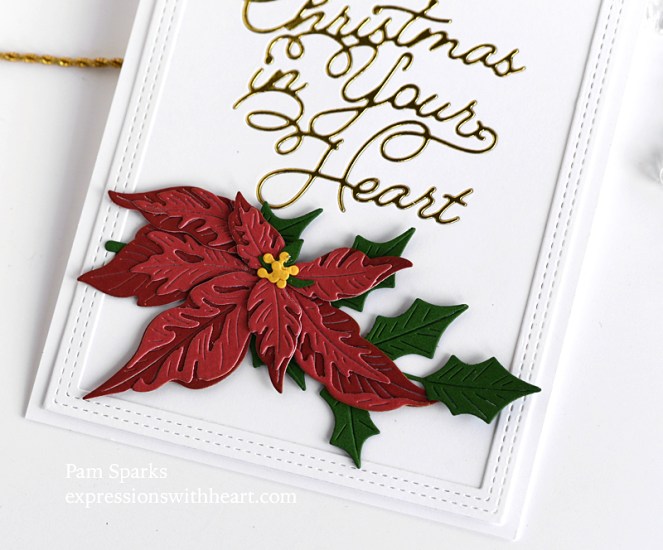 Memory Box Poinsettia Watercolor Floral and Curled Script Video…