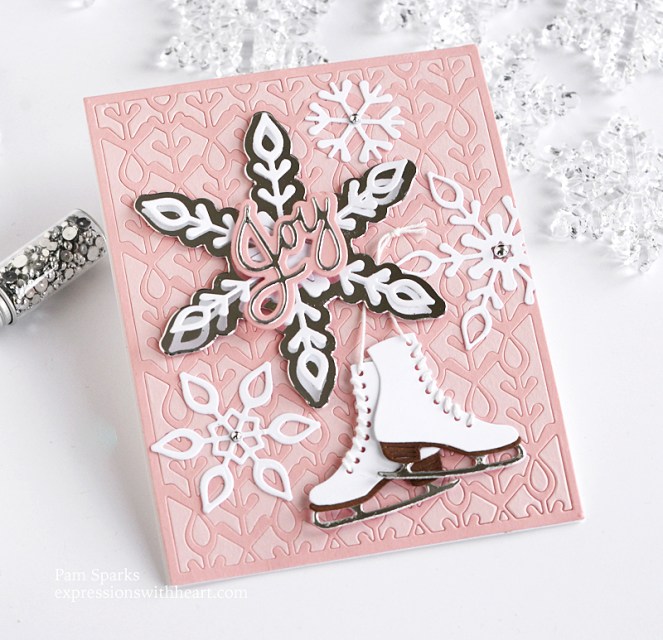 Memory Box Celeste Snowflake, Snowflake Trio and Plate Card…