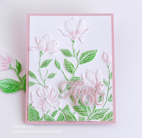 Memory Box New Marvelous Magnolia 3D Embossing Folders Cards…