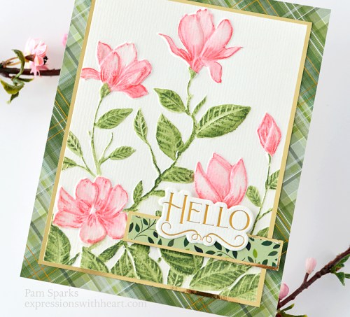 Memory Box New Marvelous Magnolia 3D Embossing Folders Cards…