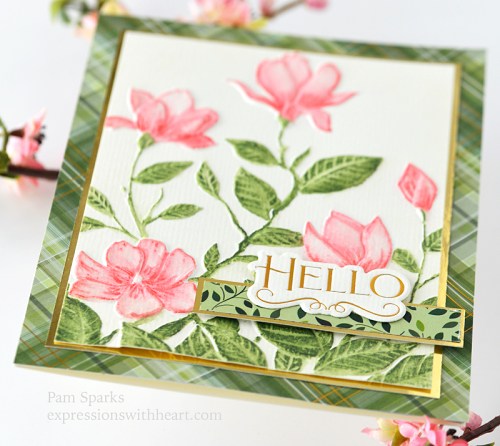 Memory Box New Marvelous Magnolia 3D Embossing Folders Cards…