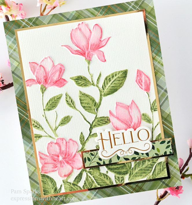 Memory Box New Marvelous Magnolia 3D Embossing Folders Cards…