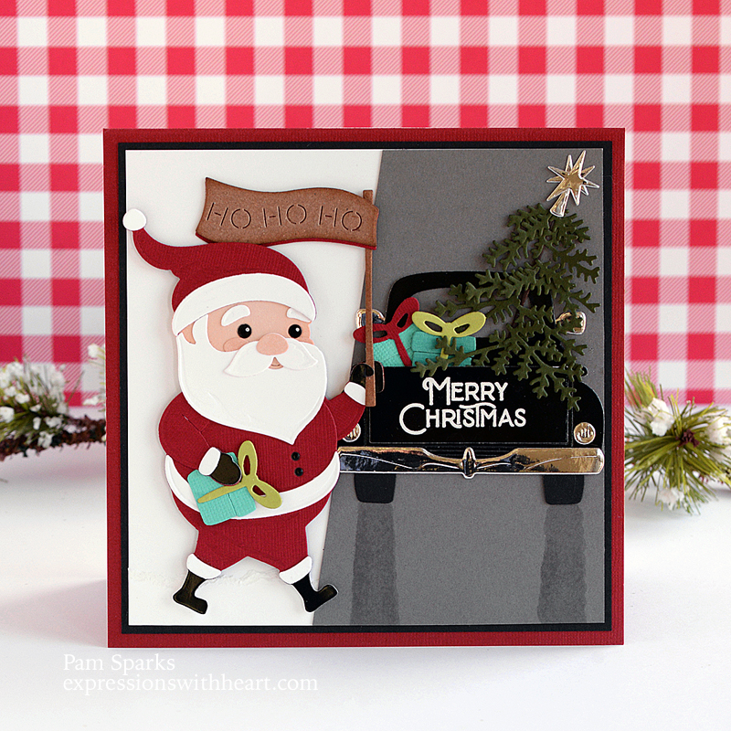 Big Jolly Santa Small Die of the Month from Spellbinders…