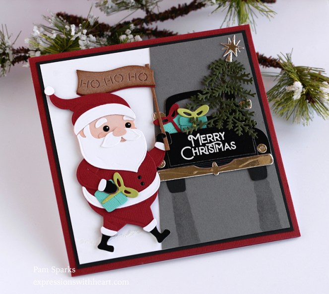 Big Jolly Santa Small Die of the Month from Spellbinders…
