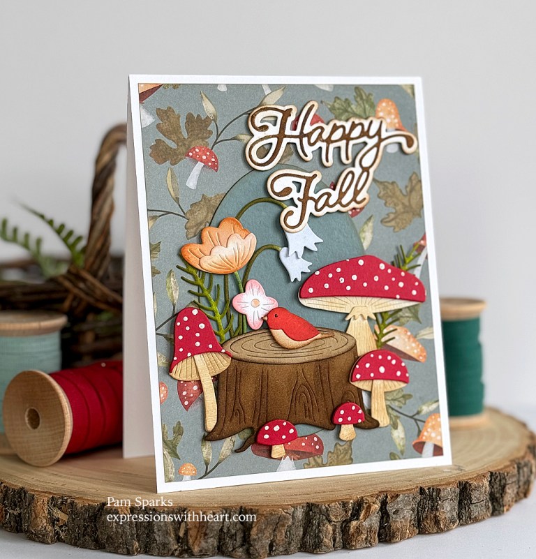 poppystamps and Memory Box Fall Forest Card…
